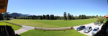 Panoramablick vom neuen Ferienhaus
